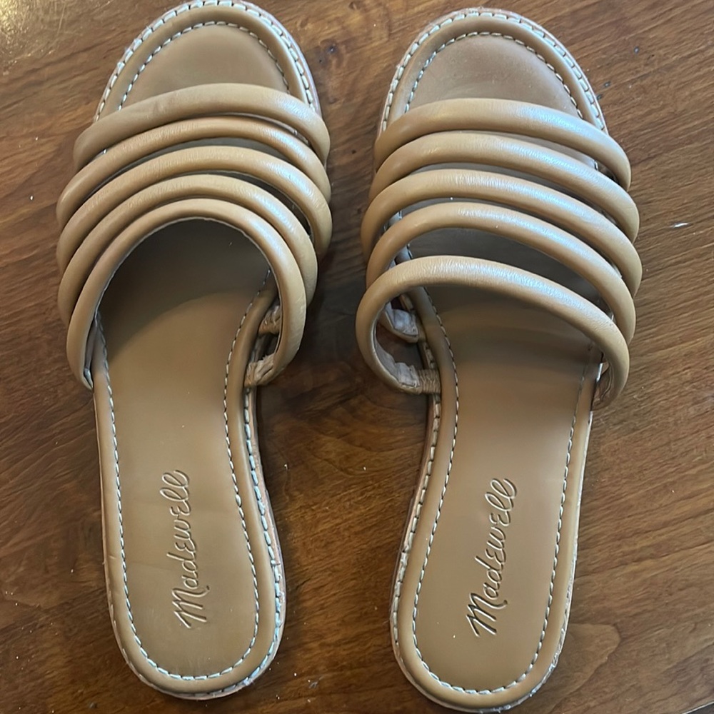 Madewell tan leather sandals